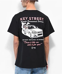 Key Street Bespoke Black T-Shirt