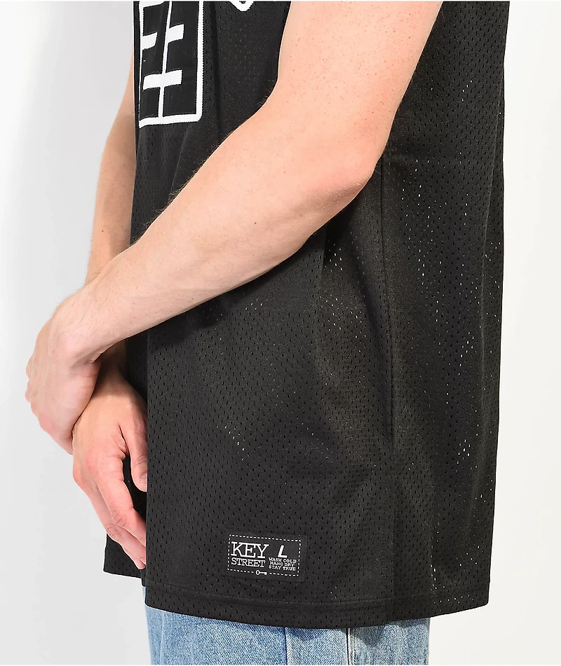 Key Street Black & Blue Basketball Jersey