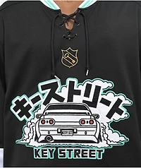 Key Street Black Hockey Jersey