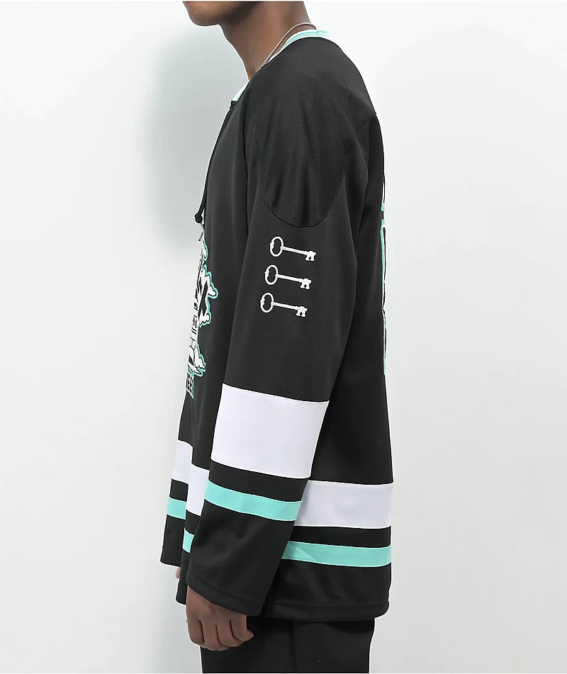 Key Street Black Hockey Jersey