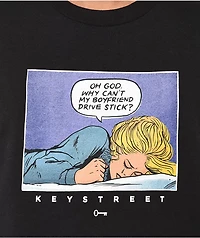 Key Street Boyfriend Black T-Shirt