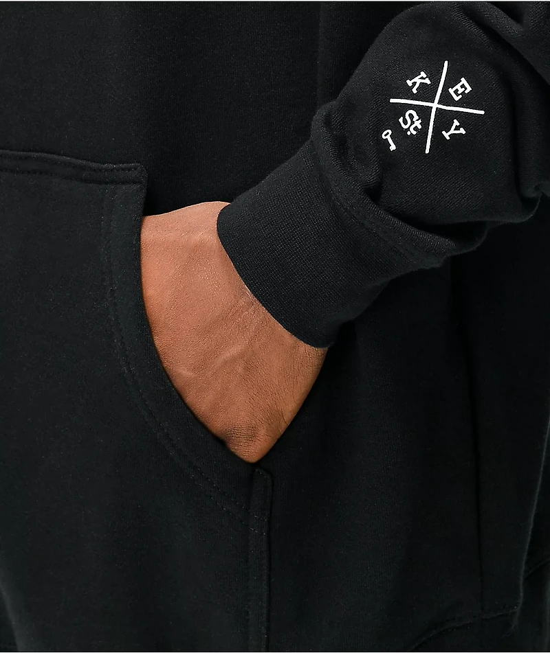 Key Street Burn It Down Black Hoodie