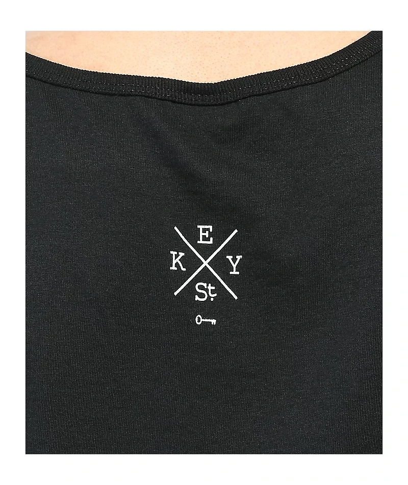 Key Street Dreamin Black Tank Top