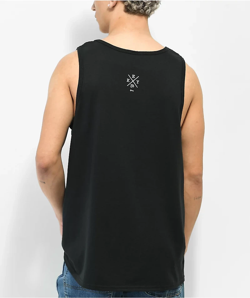Key Street Dreamin Black Tank Top