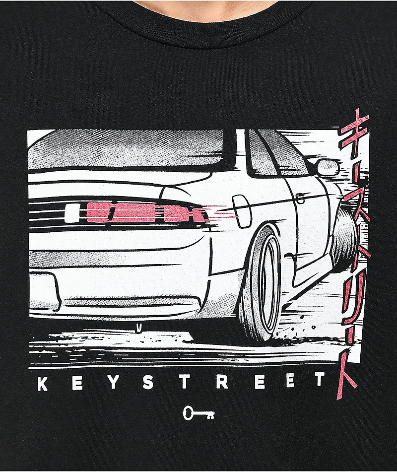 Key Street Driftin' Black T-Shirt