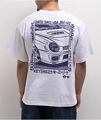 Key Street Halftone 2.0 White T-Shirt