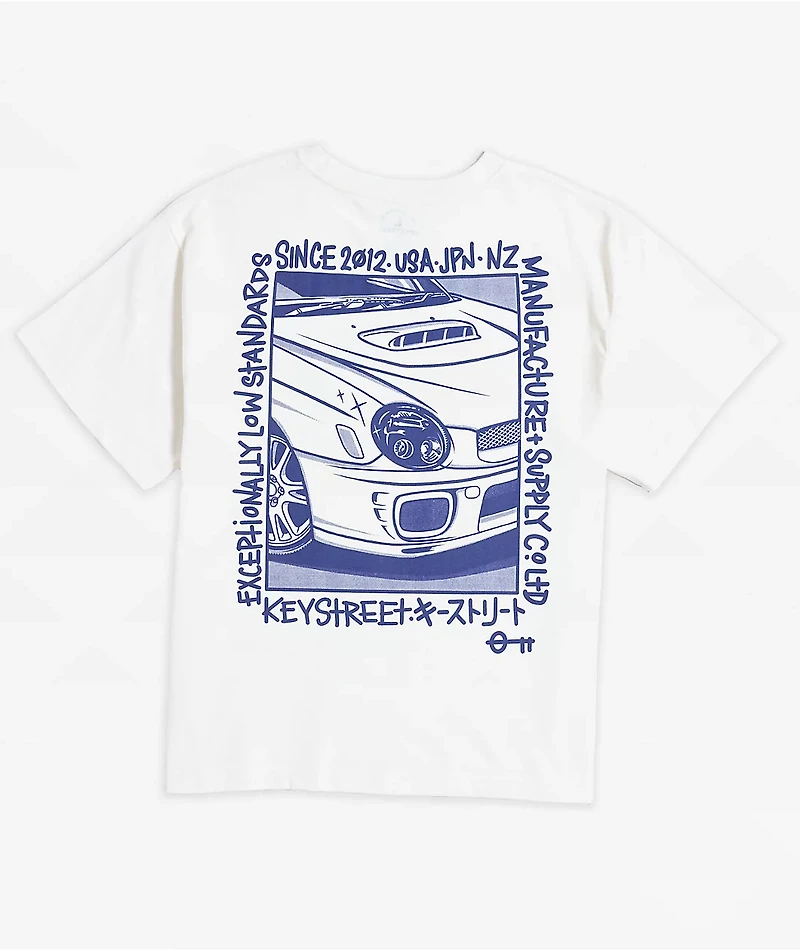 Key Street Halftone Natural T-Shirt