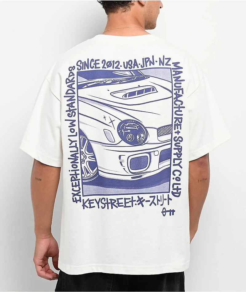 Key Street Halftone Natural T-Shirt