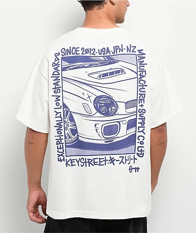 Key Street Halftone Natural T-Shirt