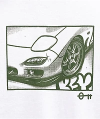 Key Street Halftone White T-Shirt