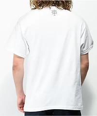 Key Street Hayasugiru White T-Shirt