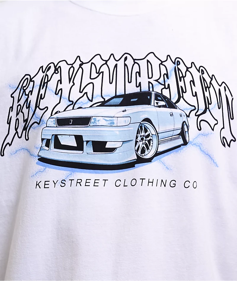 Key Street Heavy White T-Shirt