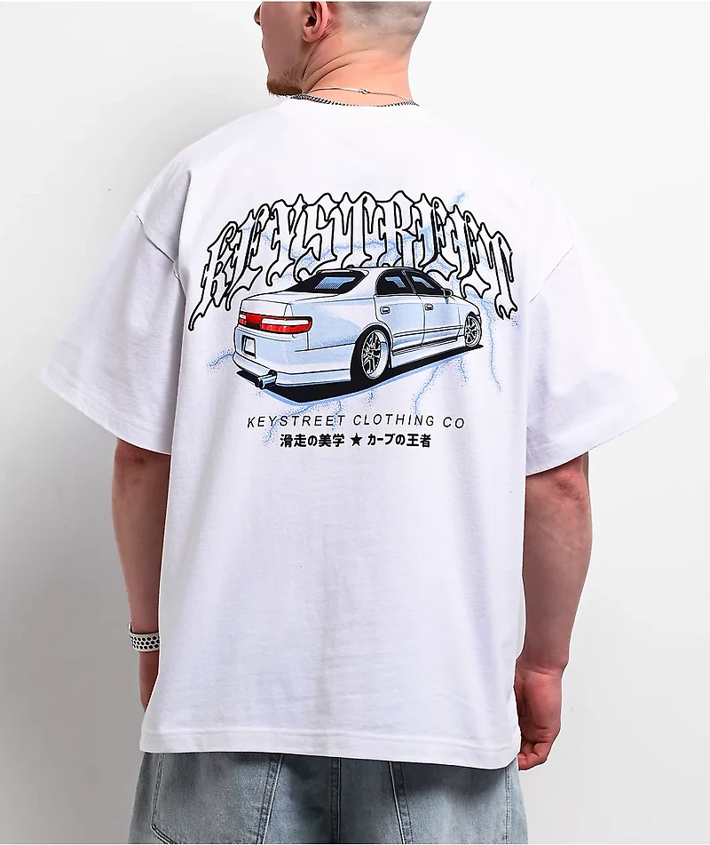 Key Street Heavy White T-Shirt