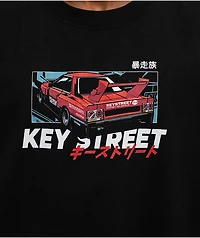 Key Street Kaido Racer Black T-Shirt