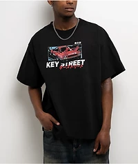 Key Street Kaido Racer Black T-Shirt