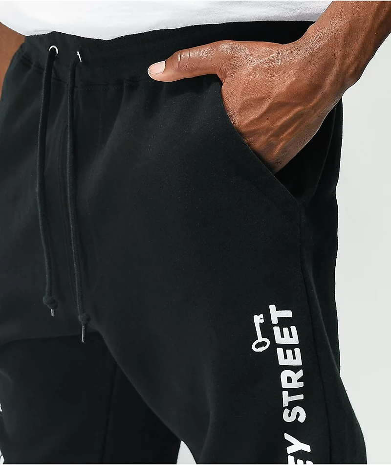 Key Street Kaiju Black Jogger Sweatpants