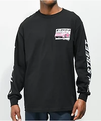 Key Street Kaiten Black Long Sleeve T-Shirt