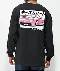 Key Street Kaiten Black Long Sleeve T-Shirt
