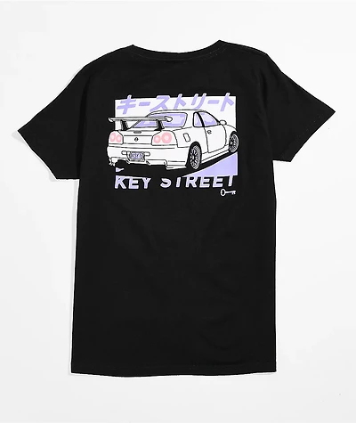 Key Street Kids' Kaiju Black T-Shirt