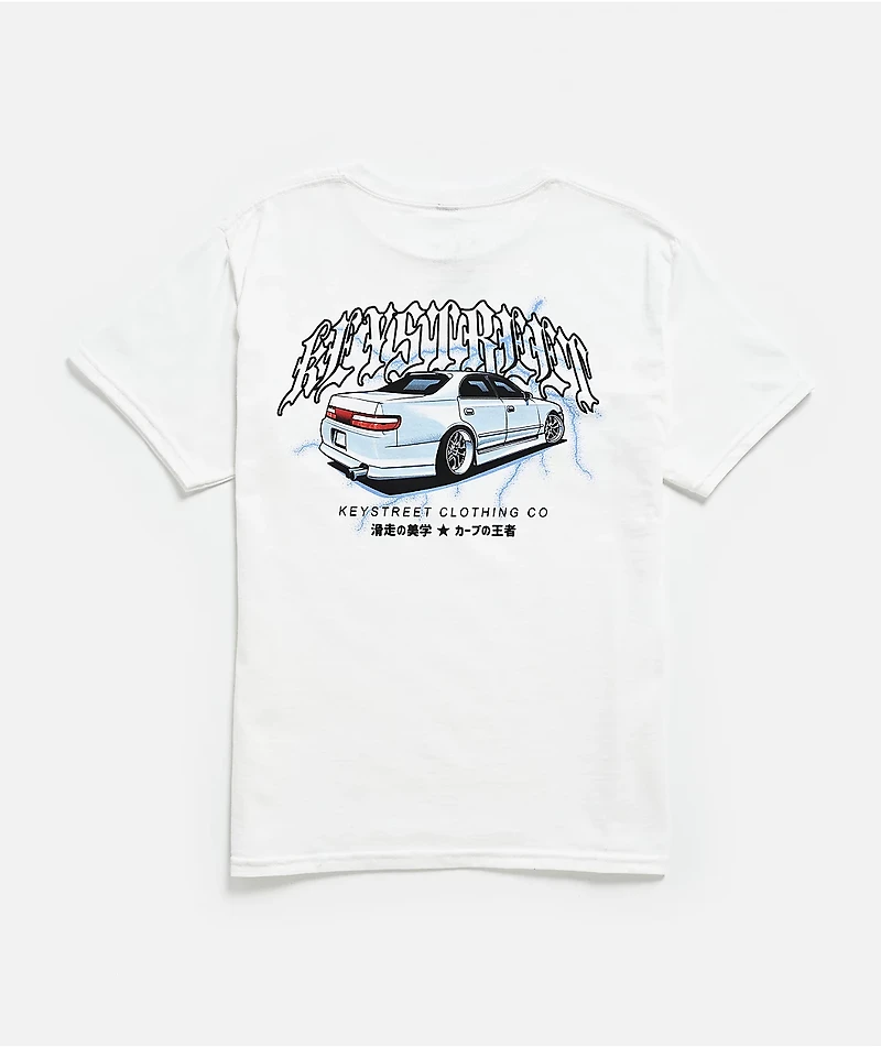 Key Street Kids Street Heavy White T-Shirt