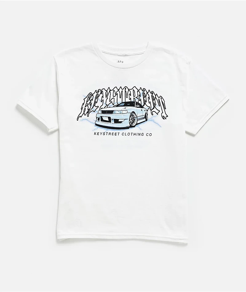 Key Street Kids Street Heavy White T-Shirt