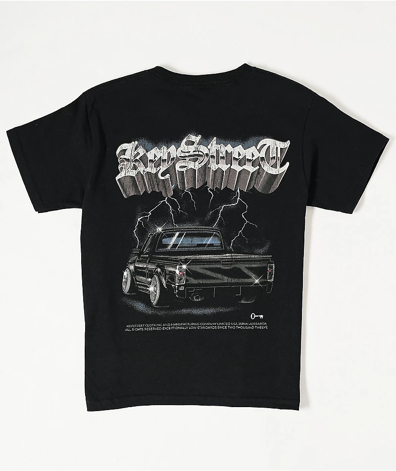 Key Street Kids Truck Black T-Shirt