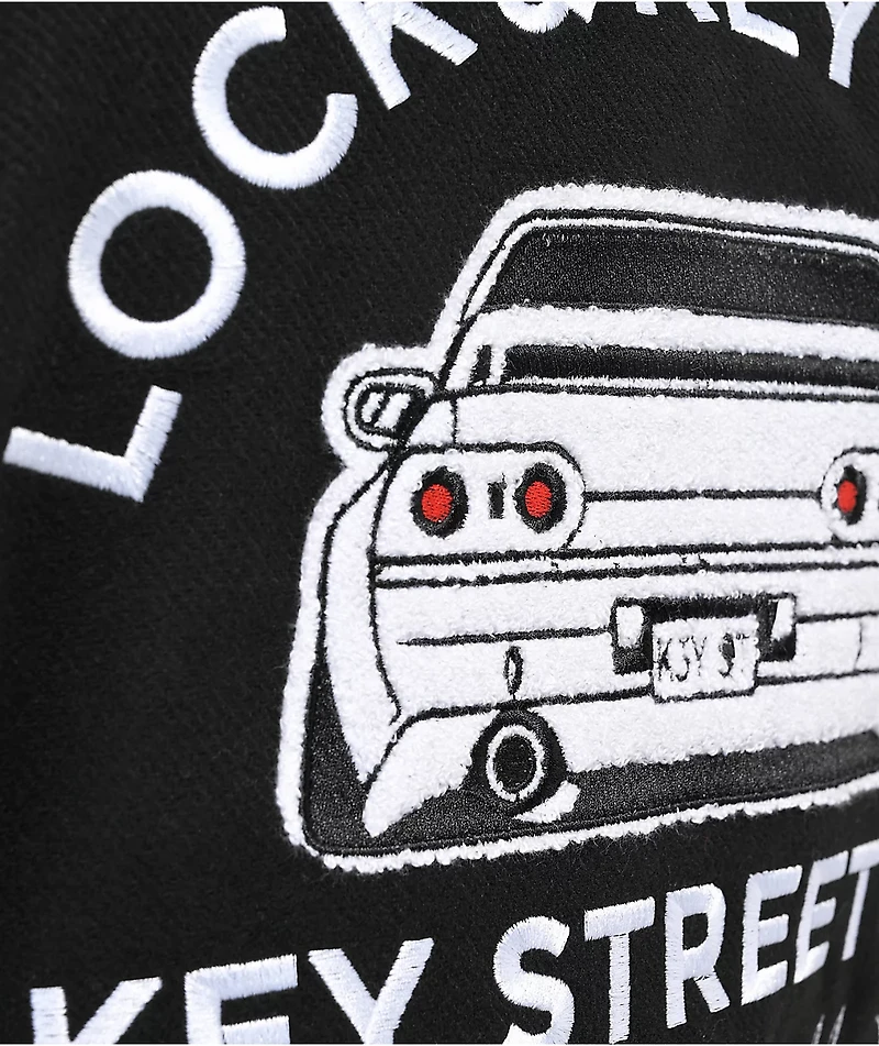 Key Street Lock And Black & White Varsity Jacket