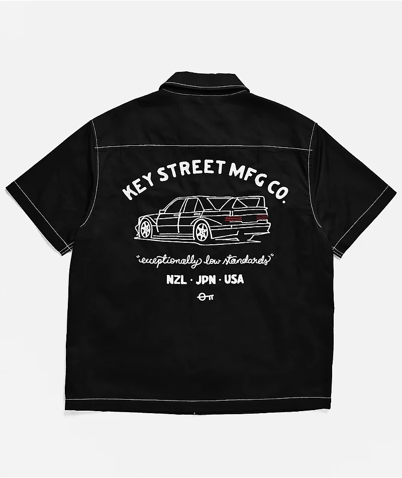 Key Street Low Standards Black Work Shirt
