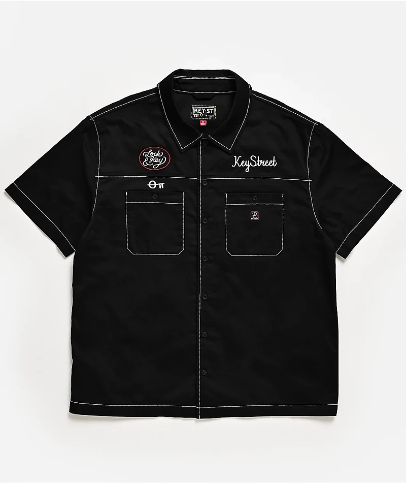 Key Street Low Standards Black Work Shirt