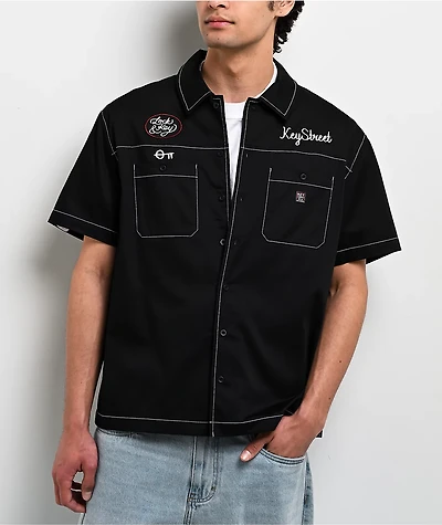 Key Street Low Standards Black Work Shirt