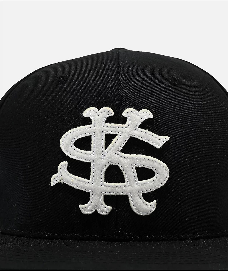 Key Street Outfield Black Snapback Hat