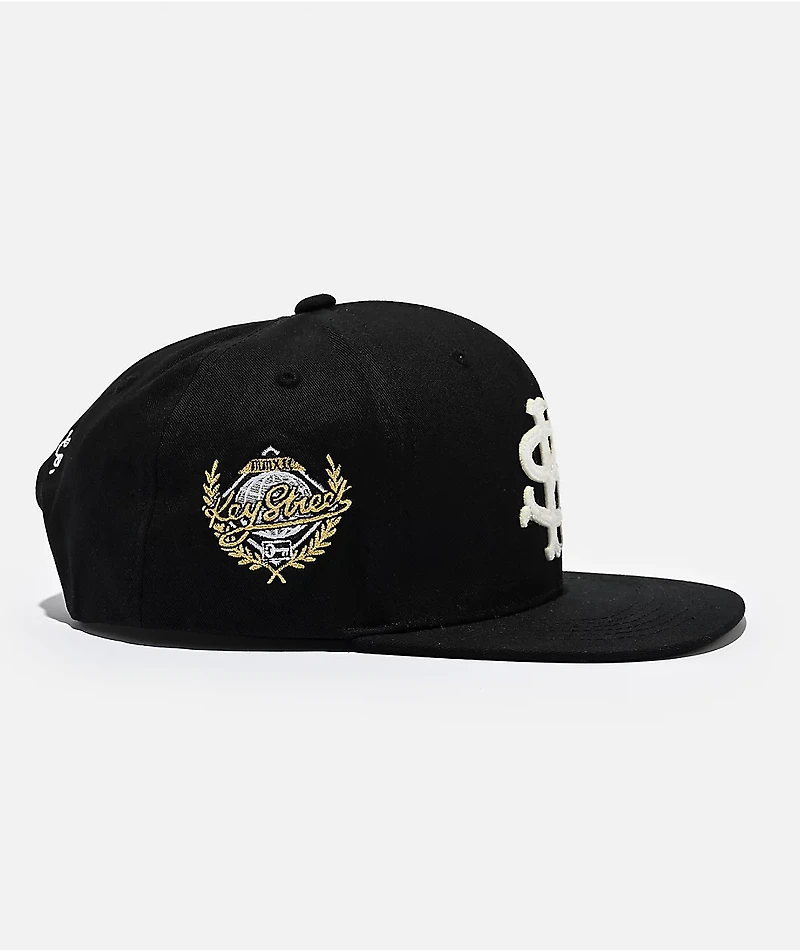Key Street Outfield Black Snapback Hat