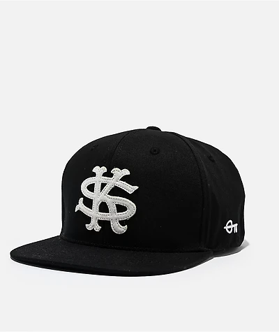Key Street Outfield Black Snapback Hat