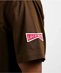 Key Street Parts & Service Brown Work Shirt