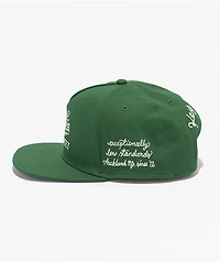 Key Street Parts Dept. Dark Green Snapback Hat