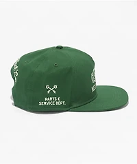 Key Street Parts Dept. Dark Green Snapback Hat