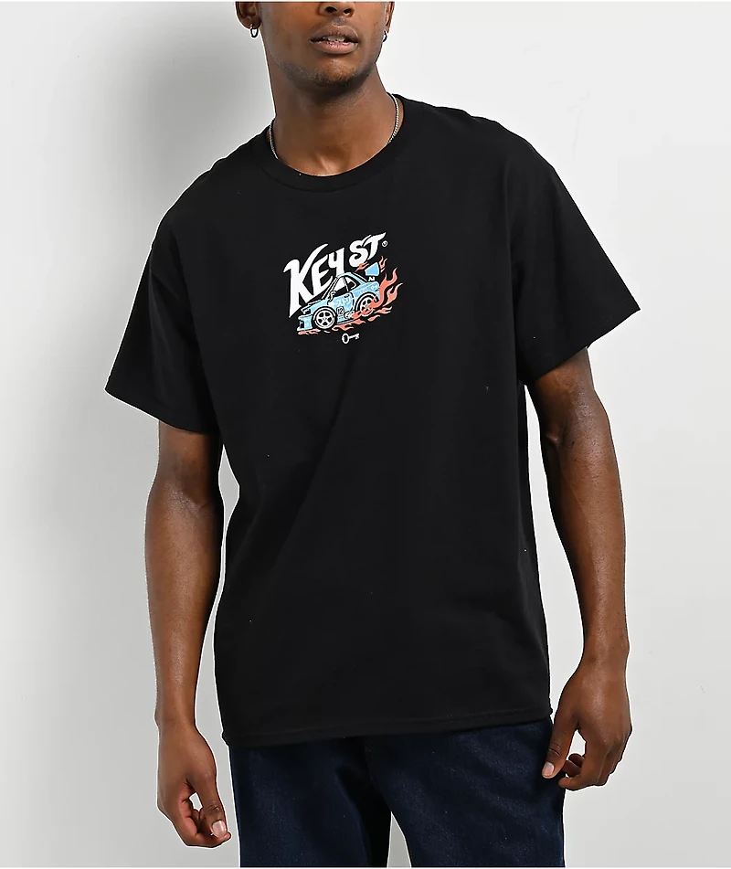 Key Street Racing Team Black T-Shirt