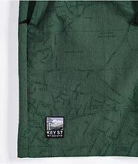 Key Street Road Map Green Board Shorts