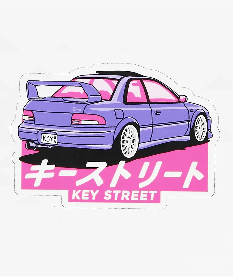 Key Street Seiza Purple Sticker