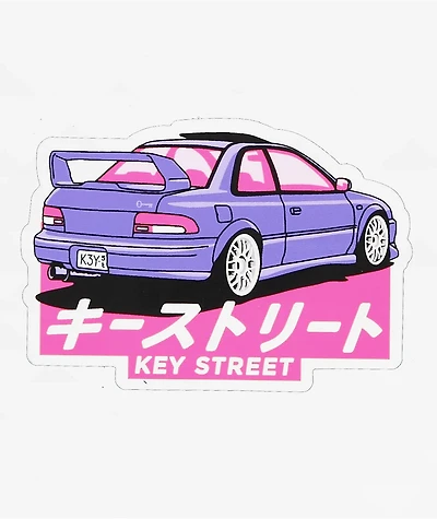 Key Street Seiza Purple Sticker