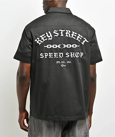 Key Street Speed Shop Black Work Shirt