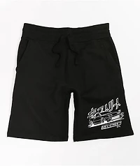 Key Street Speedin Black Sweat Shorts
