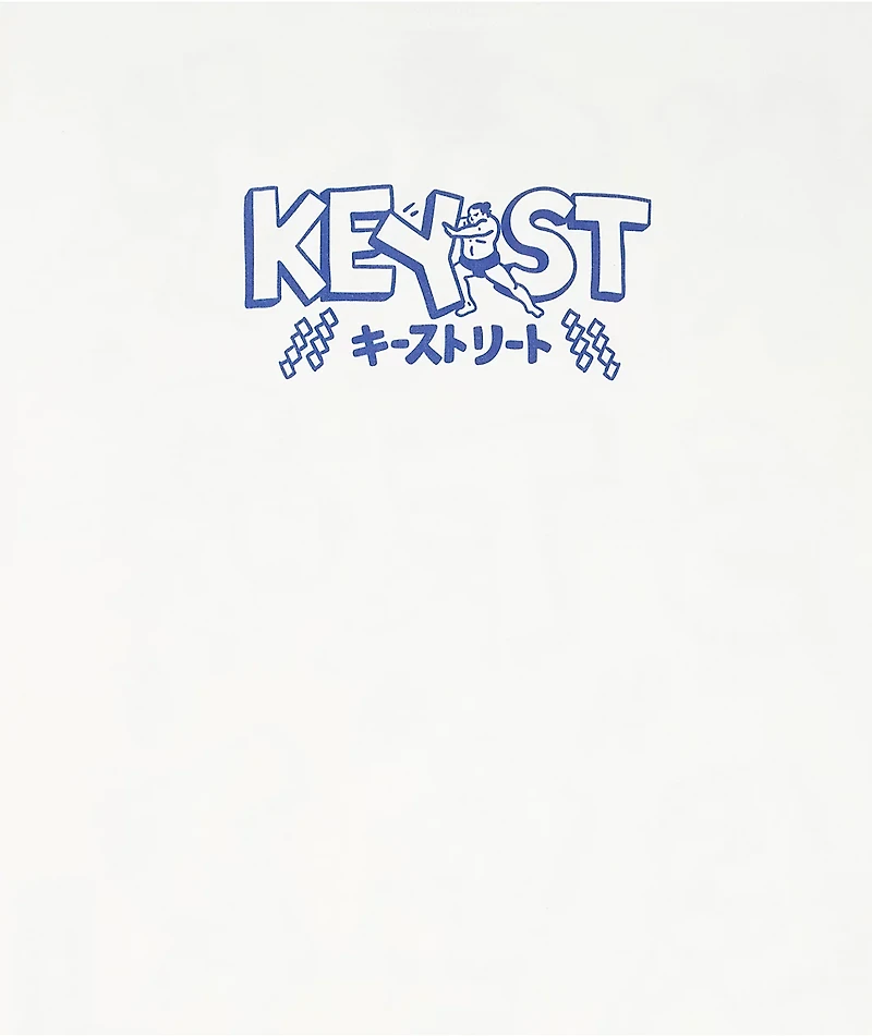 Key Street Sumo Wrestler White T-Shirt