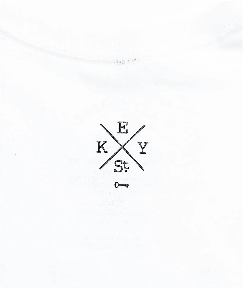 Key Street Super X White Long Sleeve T-Shirt