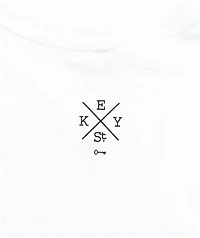 Key Street Super X White Long Sleeve T-Shirt