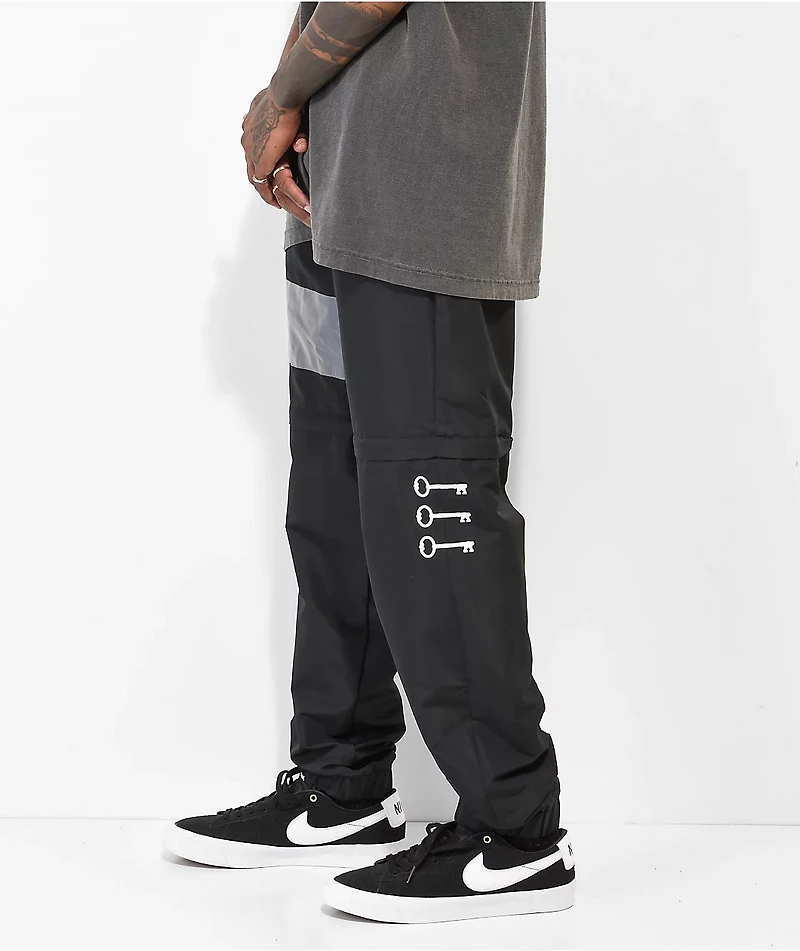 Key Street Yoru Windbreaker Black Pants