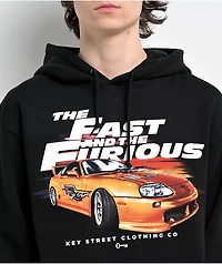 Key Street x Fast & Furious Brian's Car Black Hoodie