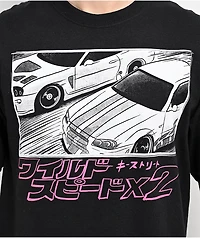 Key Street x Fast & Furious Manga Black T-Shirt