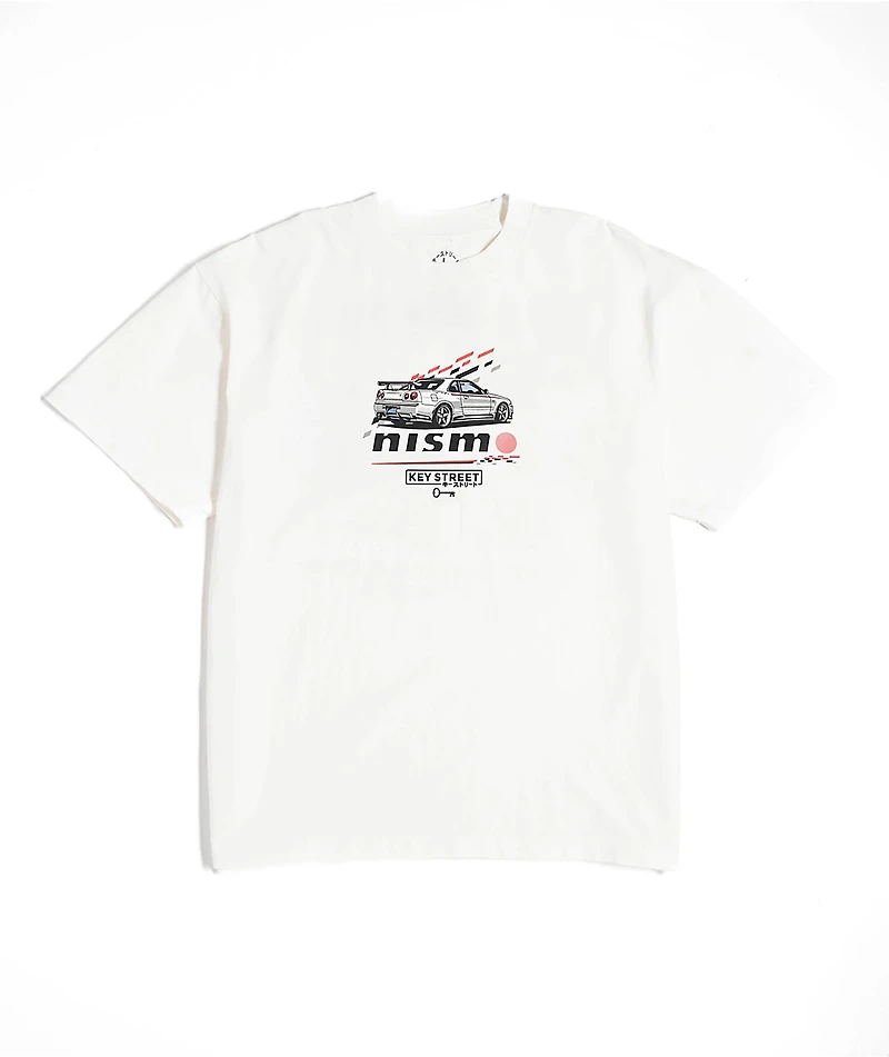 Key Street x NISMO GT-R White T-Shirt