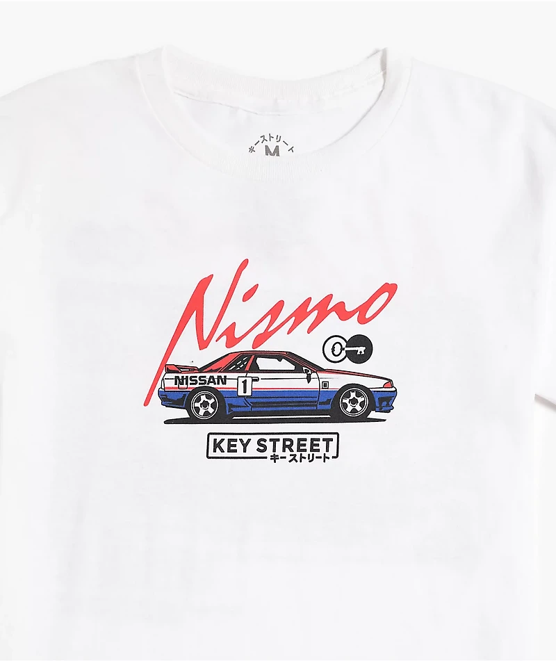 Key Street x NISMO Kids Pit Crew White T-Shirt